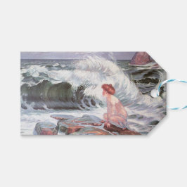 Etiquetas Para Regalos Mujer y ola (por Frantisek Kupka)