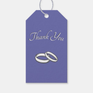 Etiquetas Para Regalos Muy Peri Periwinkle con bandas Bodas