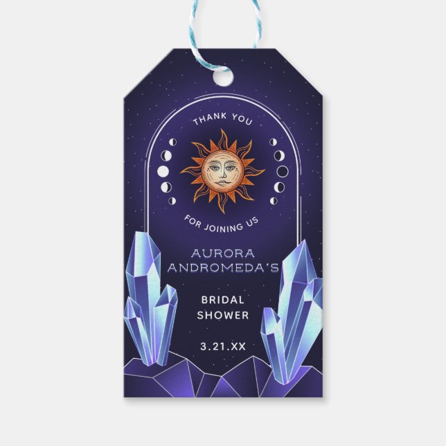 Etiquetas Para Regalos Mystic Sun Event Gift Tag (Anverso)