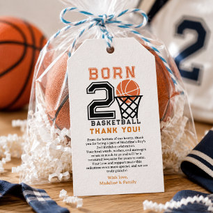 Etiquetas Para Regalos Nacido para el Béisbol Tema de Deportes Cumpleañ