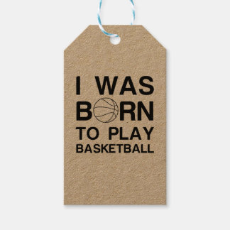Etiquetas Para Regalos Nacido para jugar baloncesto