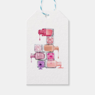 Etiquetas Para Regalos Nail Poland Stack