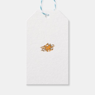 Etiquetas Para Regalos Naranja amarillento, amarillo anaranjado decorativ
