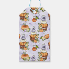 Etiquetas Para Regalos Naranja BLANCO PURPLE FALL AUTUMN PUMPKINS