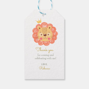 Etiquetas Para Regalos Naranja Lion King baby ducha Gracias