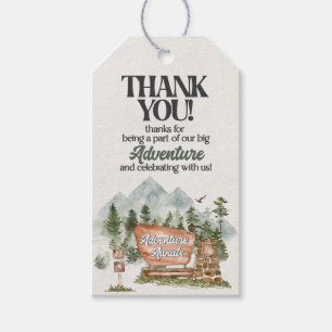 Etiquetas Para Regalos National Park Adventure espera el favor