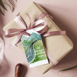 Etiquetas Para Regalos Naturaleza acuarela Vamos a comenzar la próxima av