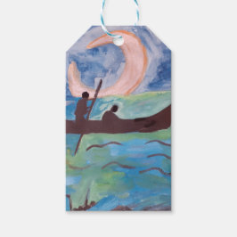 Etiquetas Para Regalos Navegación A La Luz De La Luna