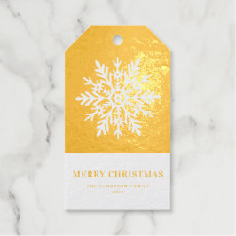 Etiquetas Para Regalos Navidad Alegre Copo de Nieve Caprichoso Festivo