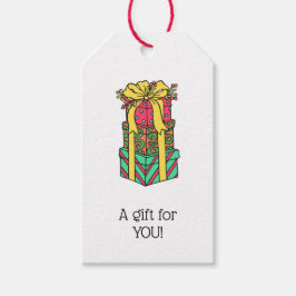 Etiquetas Para Regalos Navidad apilada y envuelta presenta navidades