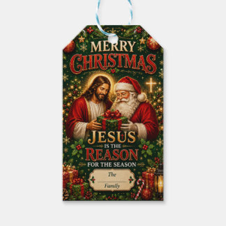 Etiquetas Para Regalos Navidad Cristiana | Jesús Es La Razón