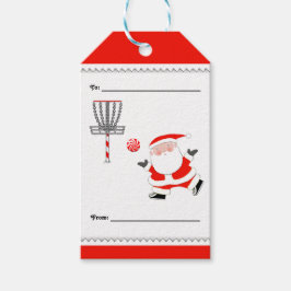 Etiquetas Para Regalos Navidad de Disc Golf