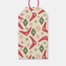 Navidad de mediados de siglo Boomerangs con Diaman