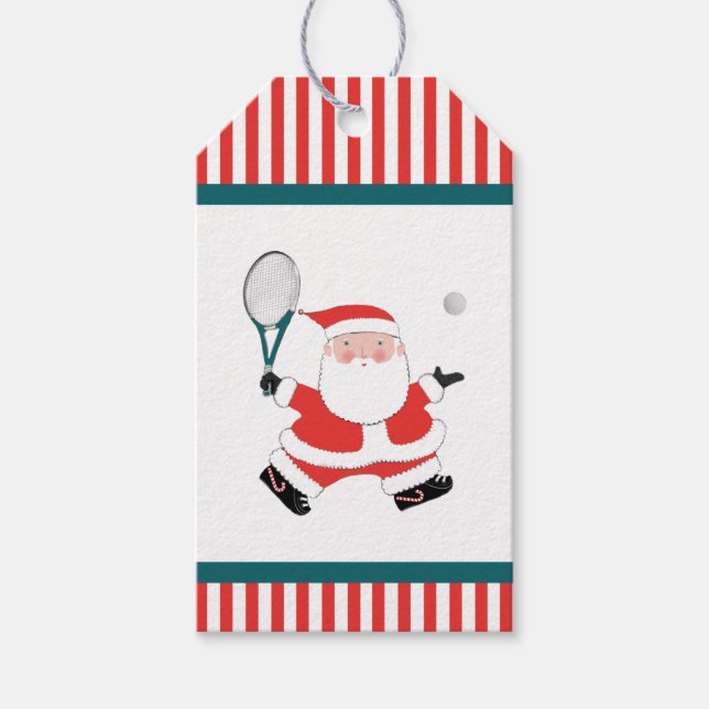 Etiquetas Para Regalos Navidad de tenis (Anverso)