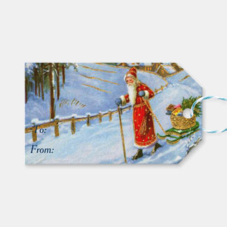 Etiquetas Para Regalos Navidad del Padre de la Vintage