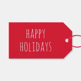 Etiquetas Para Regalos Navidad minimalista | Clásicas fiestas de invierno