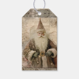 Etiquetas Para Regalos Navidad Vintage de Santa