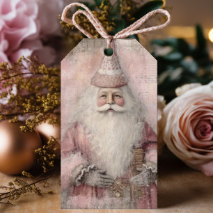 Etiquetas Para Regalos Navidad Vintage de Santa