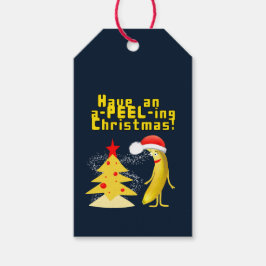 Etiquetas Para Regalos Navidad y plátano