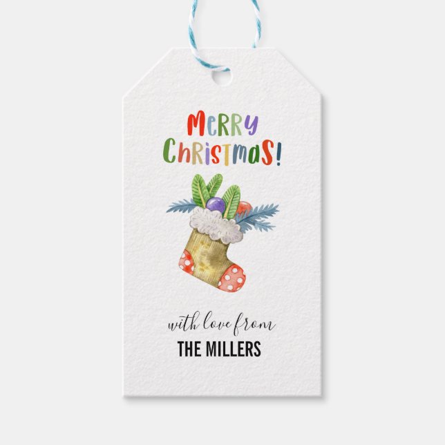 Etiquetas Para Regalos Navidades (Anverso)