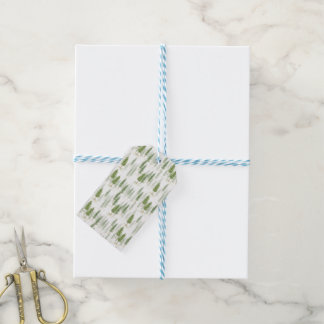 Etiquetas Para Regalos Navidades acuáticos modernos árboles de pino de va