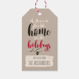 Etiquetas Para Regalos Navidades Aves "Hogar Por Las Fiestas" Personal