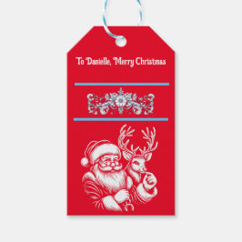 Etiquetas Para Regalos Navidades Bella Santa Claus
