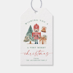 Etiquetas Para Regalos Navidades BLAIR Scandinavia Red Nutcracker