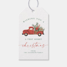 Navidades BLAIR Scandinavian Red Car Tree