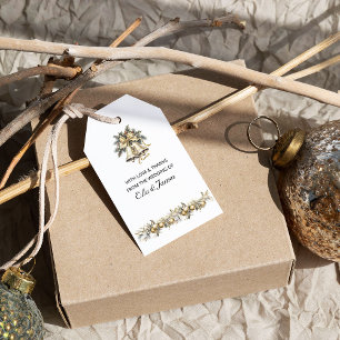 Etiquetas Para Regalos Navidades Bodas Bells y Holly Favor