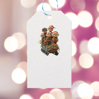 Etiquetas Para Regalos Navidades Bolsas de regalo blancas de Nieve Divert