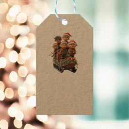 Etiquetas Para Regalos Navidades Bolsas de regalo de Nieve Divertida Kraf