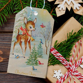 Etiquetas Para Regalos Navidades Cheer Deer
