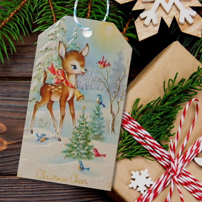 Etiquetas Para Regalos Navidades Cheer Deer (Subido por el creador)