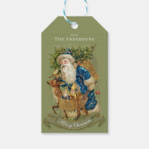 Navidades clásicos Vintage Santa Claus Personaliza