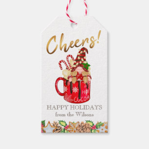 Etiquetas Para Regalos Navidades con bombones calientes celebraciones fel