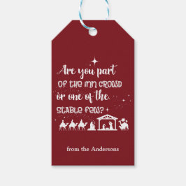 Etiquetas Para Regalos Navidades cristianos graciosos Natividad personali