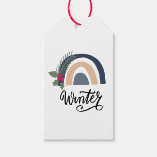 Etiquetas Para Regalos Navidades curos celebran boho invierno arcoiris