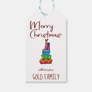 Etiquetas Para Regalos Navidades Cute doodle clip de regalos de diseño