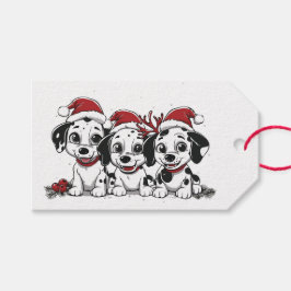 Etiquetas Para Regalos Navidades Dalmatian Dogs