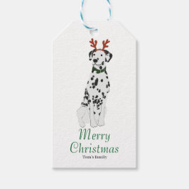 Etiquetas Para Regalos Navidades dalmatianos personalizados