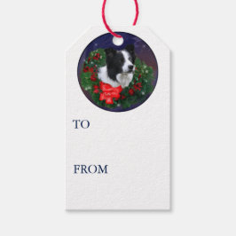 Etiquetas Para Regalos Navidades de Border Collie