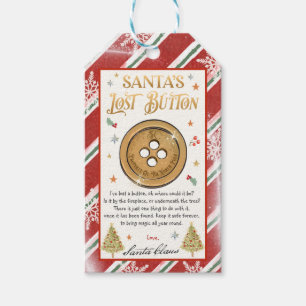 Etiquetas Para Regalos Navidades de botón perdidos de Santa Claus Filler