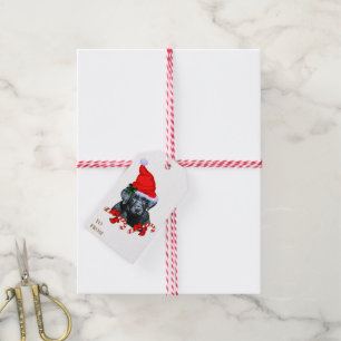 Etiquetas Para Regalos Navidades de Cachorros de Cute Labrador Recuperado