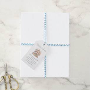 Etiquetas Para Regalos Navidades de citas mágicas de Boho Gingerbread Hou