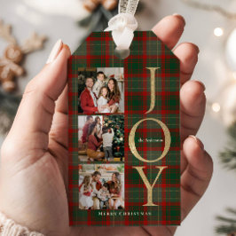 Etiquetas Para Regalos Navidades de collage de búfalos con 3 fotos