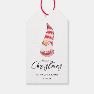 Etiquetas Para Regalos Navidades de color de agua desatados Santa