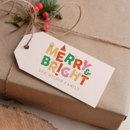 Etiquetas Para Regalos Navidades de colores vivos y moras