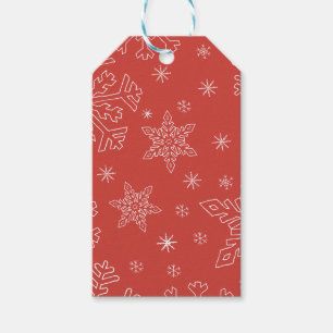 Etiquetas Para Regalos Navidades de copos de nieve BG Snowflake Boarder