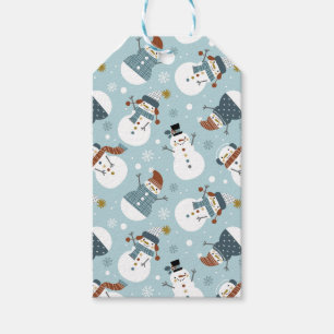 Etiquetas Para Regalos Navidades de cuestas Snowmen